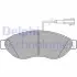 Комплект тормозных колодок, дисковый тормоз Delphi LP2498 (фото 1)