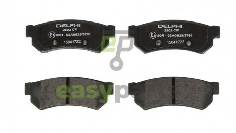 Гальмiвнi колодки дисковi Delphi LP2502 (фото 1)