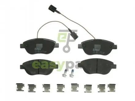 Комплект тормозных колодок, дисковый тормоз TRW GDB2001