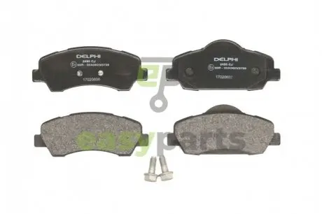 Колодки гальмівні (передні) Citroen C4 Cactus 14-/C-Elysee/Peugeot 301 12-/308 II 13- Delphi LP2485