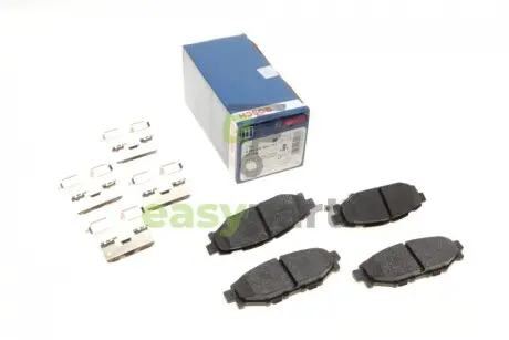 Колодки гальмівні (задні) Subaru Forester/Impreza 08-/Legacy 03-14/Outback 03-/Toyota GT 12- BOSCH 0986494444