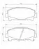 Гальмівні колодки передн.HONDA Accord 08- BOSCH 0986494382 (фото 1)