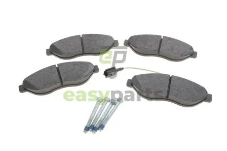 Колодки гальмівні (передні) Citroen Jumper/Fiat Ducato/Peugeot Boxer 06- (Brembo)/(з датчиком) Delphi LP1992