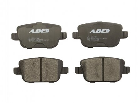 Комплект тормозных колодок, дисковый тормоз ABE C2I003ABE (фото 1)