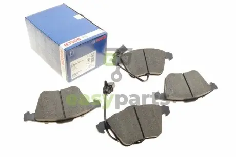 Колодки гальмівні (передні) Audi A6 97-05 (+датчики) BOSCH 0986494283