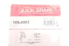 Комплект пружинок колодок ручника Toyota Hilux V/VW Caddy I 87- QUICK BRAKE 1050003 (фото 2)