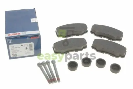Колодки гальмівні (задні) Citroen Jumper/Fiat Ducato/Peugeot Boxer 94- BOSCH 0986494049