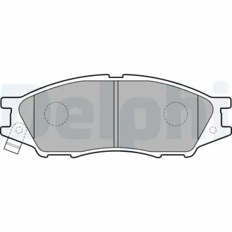 NISSAN гальмівні колодки передн.Almera 00- Delphi LP2184