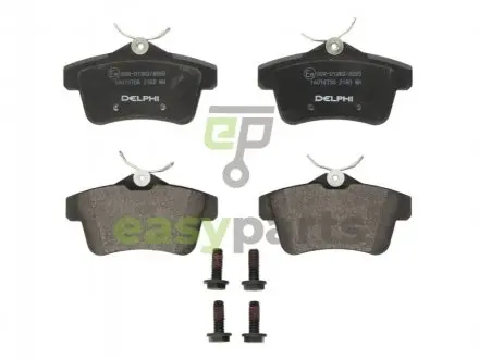 Колодки гальмівні (задні) Citroen C4/Peugeot 308/508 09- (TRW) Delphi LP2180