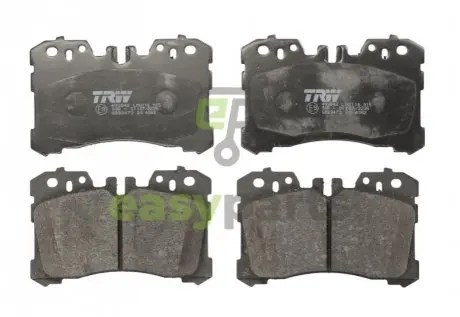 Гальмівні колодки пер.LEXUS LS 4.6/5.0H 06- TRW GDB3473