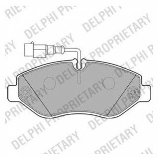 Комплект тормозных колодок, дисковый тормоз Delphi LP2043 (фото 1)