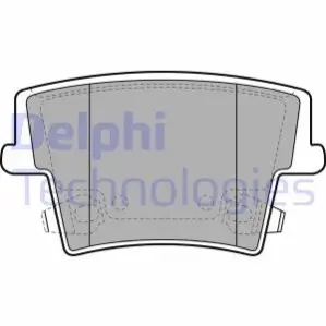 Комплект тормозных колодок, дисковый тормоз Delphi LP2035
