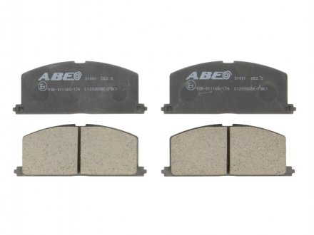Комплект тормозных колодок, дисковый тормоз ABE C12035ABE (фото 1)