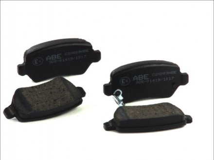 Комплект тормозных колодок, дисковый тормоз ABE C2X009ABE (фото 1)