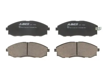 Комплект тормозных колодок, дисковый тормоз ABE C10506ABE