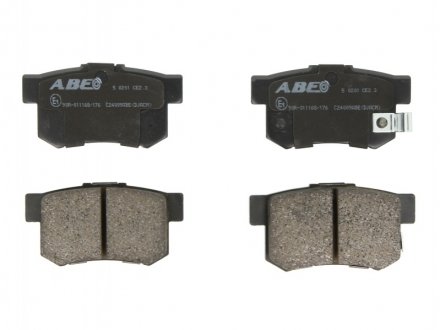 Комплект тормозных колодок, дисковый тормоз ABE C24009ABE (фото 1)