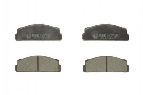 Комплект тормозных колодок, дисковый тормоз ABE C1F006ABE