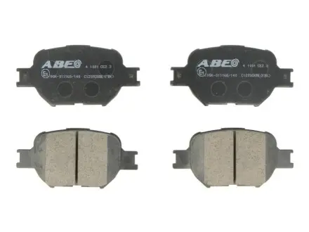 Комплект тормозных колодок, дисковый тормоз ABE C12092ABE