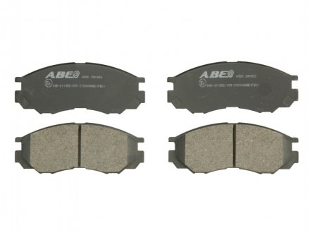 Комплект тормозных колодок, дисковый тормоз ABE C15000ABE (фото 1)