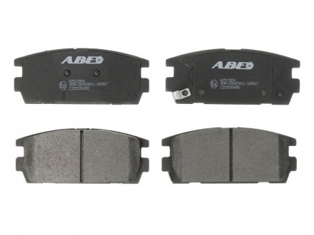 Комплект тормозных колодок, дисковый тормоз ABE C20506ABE (фото 1)