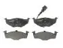 Колодки тормозные дисковые передние skoda fabia, volkswagen polo 2186801, LP1709, FDB1634, GDB1586 0986424723 ABE C1W048ABE (фото 1)