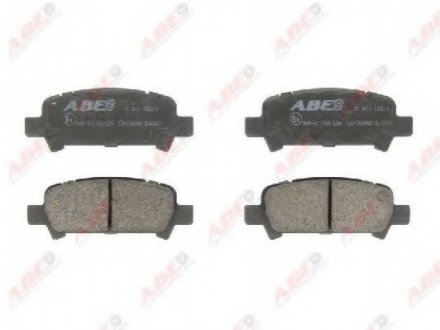Комплект тормозных колодок, дисковый тормоз ABE C27002ABE (фото 1)