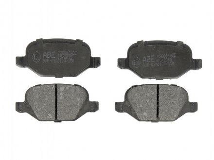 Комплект тормозных колодок, дисковый тормоз ABE C2D006ABE (фото 1)