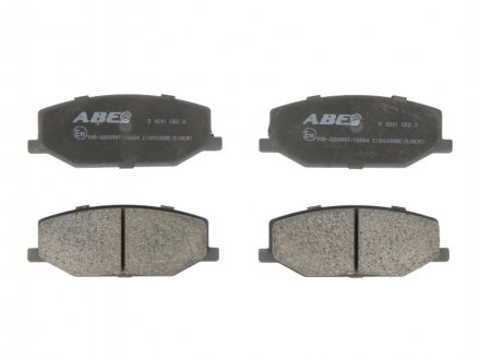 Комплект тормозных колодок, дисковый тормоз ABE C18003ABE