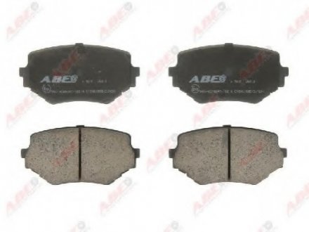 Комплект тормозных колодок, дисковый тормоз ABE C18001ABE (фото 1)
