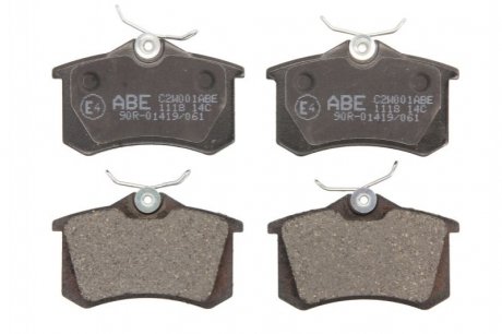 Тормозные колодки задние (17.2mm) VWGolf/Vento1,8/2,0GTi;2,8VR6 8/92-;Peugeot405 ABE C2W001ABE