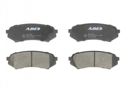 Комплект тормозных колодок, дисковый тормоз ABE C22017ABE