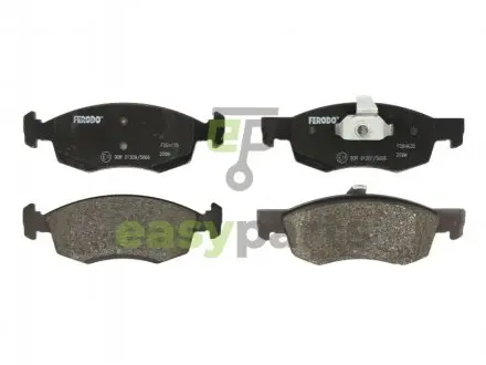 Колодки тормозные дисковые FERODO FDB4035