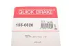 Комплект пружинок колодок ручника Citroen C1/Peugeot 108/Suzuki Swift II/III 89- QUICK BRAKE 1050820 (фото 9)