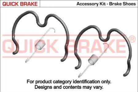 Монтажний комплект колодки QUICK BRAKE 1050837