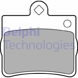 Гальмiвнi колодки дисковi Delphi LP1402