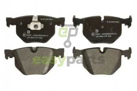 BMW гальмівні колодки задн.7 E65 01-,E53 X5 02- Delphi LP1834