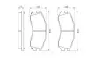 SUBARU гальмівні колодки дискові Impreza 96-00 BOSCH 0986460984 (фото 5)