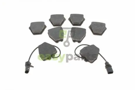 Колодки гальмівні (передні) Audi A4 97-01/A6 97-05/VW Passat B5 00-05 (Trw) (+датчики) Delphi LP1703