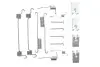 Комплект пружинок колодок ручника Ford Escort/Mondeo I 1.3-2.0 90-00 (TRW) QUICK BRAKE 1050731 (фото 1)