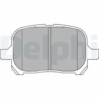 Гальмiвнi колодки дисковi Delphi LP1144
