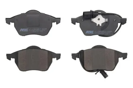 Комплект тормозных колодок передний AUDI A4 B5, A4 B6, A4 B7, A4 B8, A6 C4, A6 C5, A6 C6, A8 D3; SEAT EXEO, EXEO ST; SKODA SUPERB I; VW GOLF IV, PASSAT B3/B4, PASSAT B5 1.6-5.2 03.90-12.15 ABE C1W027ABEP