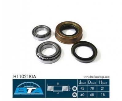 Комплект подшипника ступицы колеса BTA H11021BTA (фото 1)