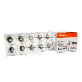 Автолампа P21W 24V 21W BA15s OSRAM 7511