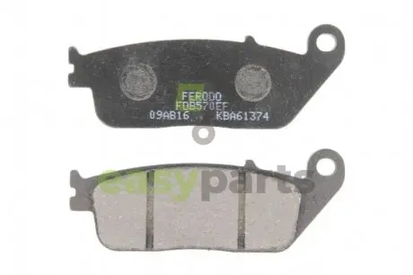 Фото гальмівна колодка (диск) FERODO FDB570EF Гальмівна колодка (диск) FERODO FDB570EF