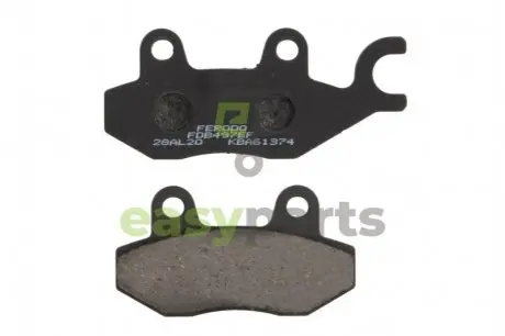 Фото гальмівна колодка (диск) FERODO FDB497EF Гальмівна колодка (диск) FERODO FDB497EF