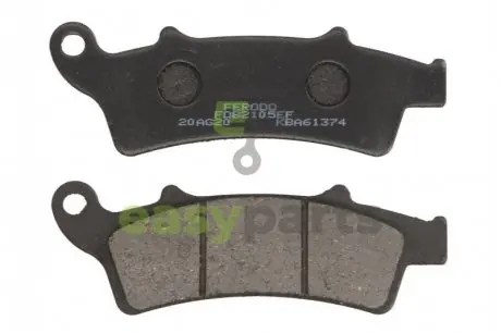 Фото гальмівна колодка (диск) FERODO FDB2105EF Гальмівна колодка (диск) FERODO FDB2105EF