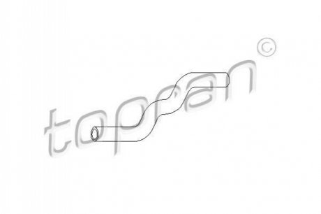 Шланг радiатора TOPRAN / HANS PRIES 102873 (фото 1)