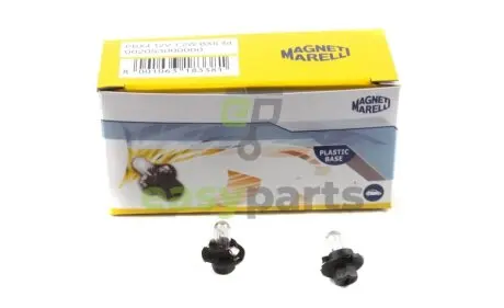Автолампа 12V 1.2W BX8.4d Black (в щиток приладів) (PBX4 1,2W 12) MAGNETI MARELLI 002053000000