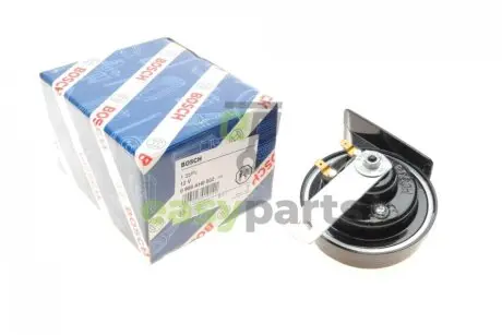 Звуковий сигнал Audi 80/100/A6/A8/MB E-class (W211)/VW Amarok/Caddy/Golf/Passat (500Hz) BOSCH 0986AH0502