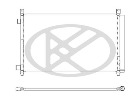 Радиатор кондиционера KOYORAD CD020876
